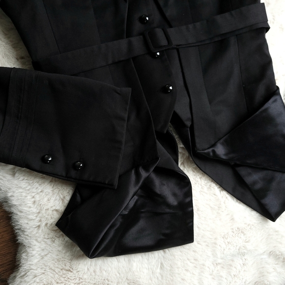 L.A.M.B Wool Tailcoat Chain Blazer Jacket - Picture 3 of 6